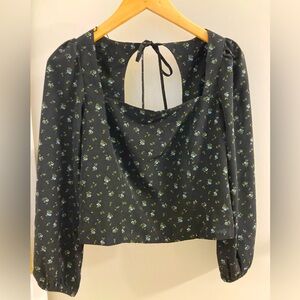 Levi’s long sleeve floral shirt